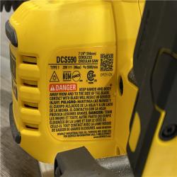 AS-IS DEWALT 20-Volt MAX 7-1/4 in. Cordless Circular Saw (Tool Only)