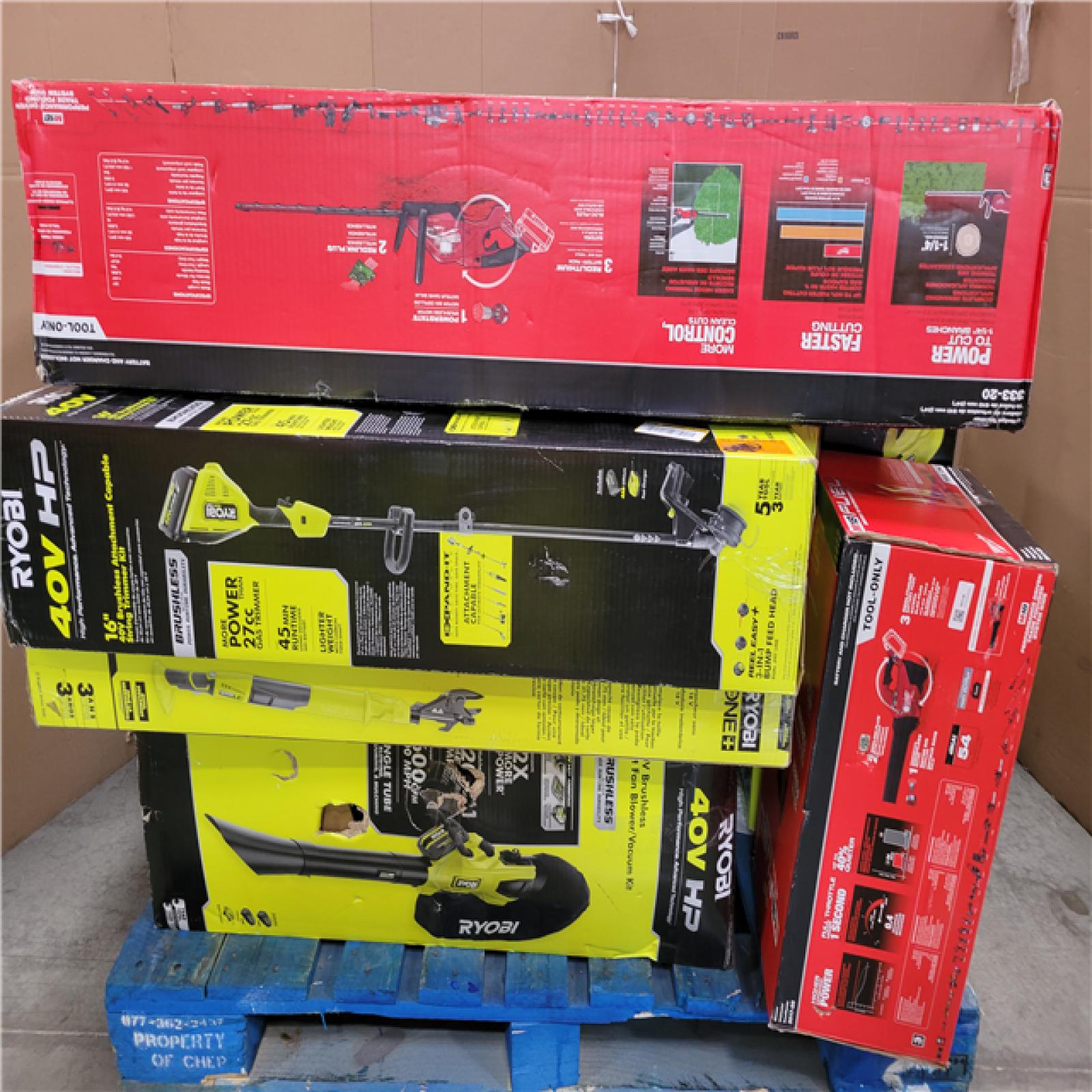 CALIFORNIA AS-IS TOOL PALLET