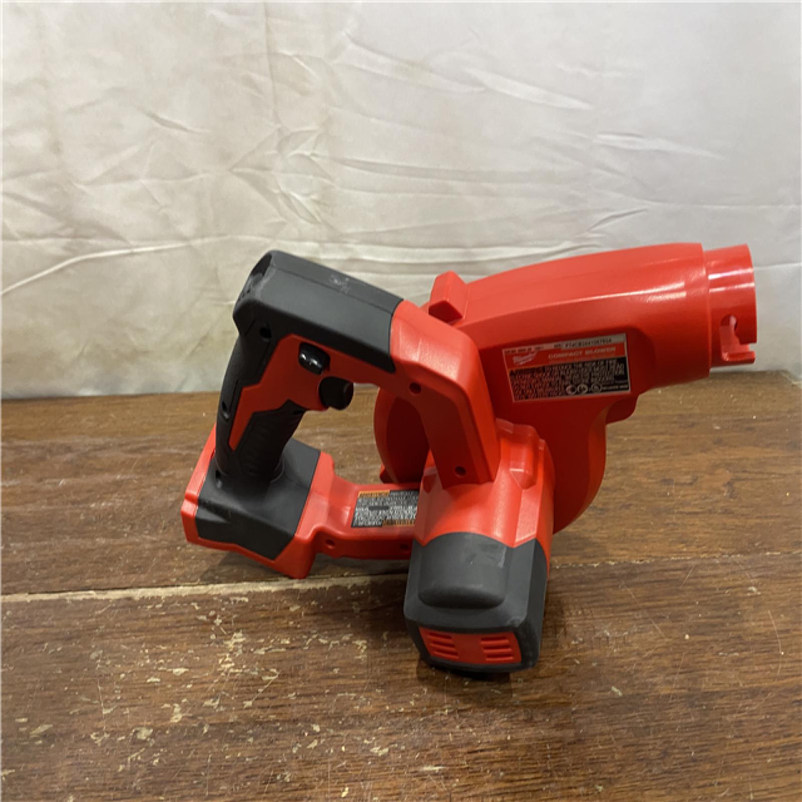 AS-IS Milwaukee M18 18-Volt Lithium-Ion Cordless Compact Blower (Tool-Only)