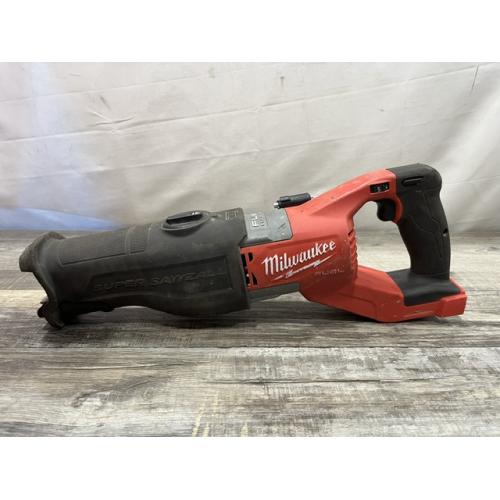 AS-IS Milwaukee FUEL 18V Lithium-Ion Brushless Cordless Super SAWZALL Orbital Reciprocating Saw (Tool-Only)
