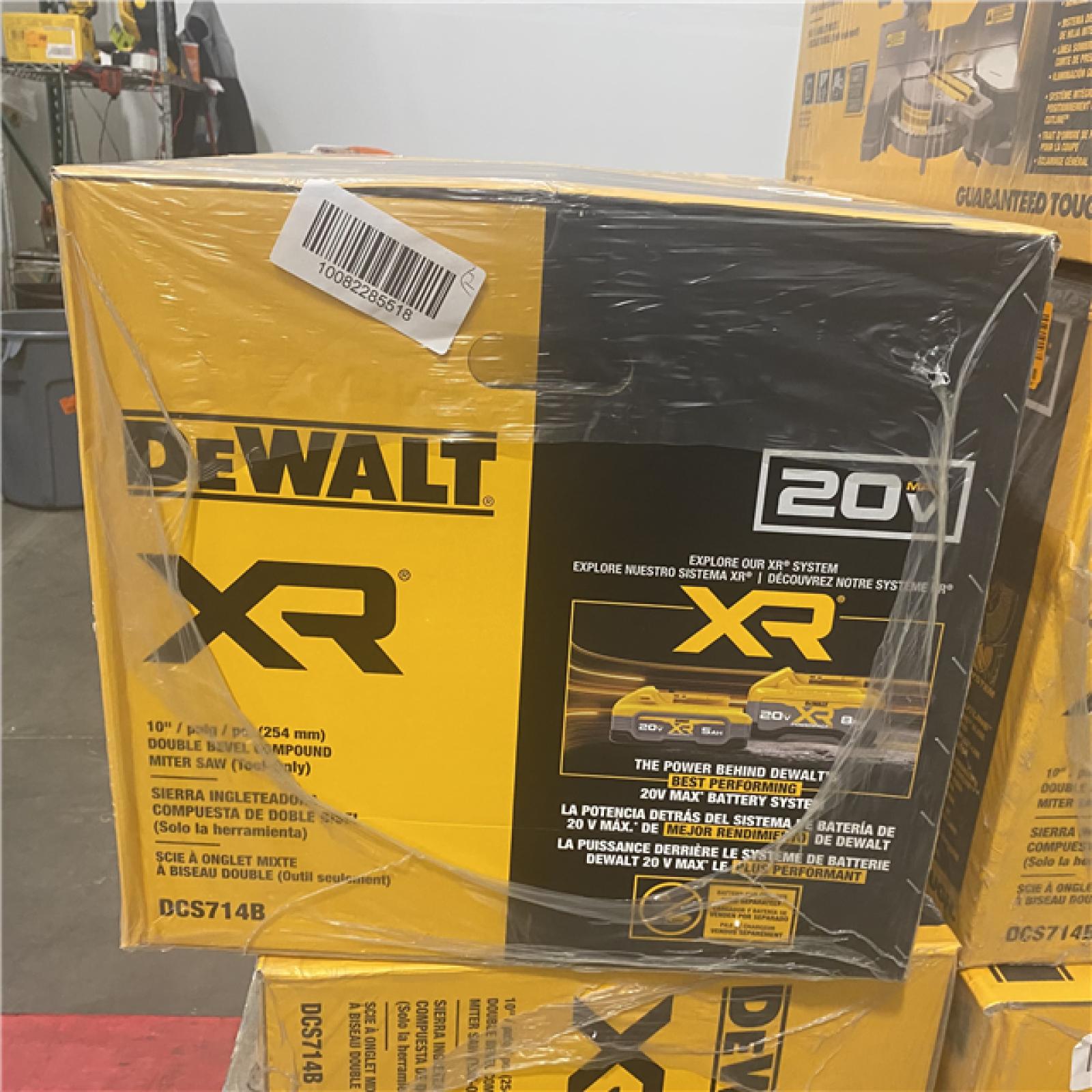 NEW -DEWALT-20-Volt MAX XR Cordless 10 in. Dual Bevel Fixed Miter Saw (Tool Only)