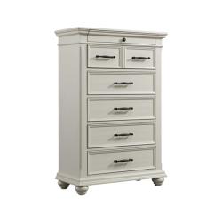 Phoenix NEW Brooks Antique White 6-Drawer 36 in. Wide Chest of Drawers
