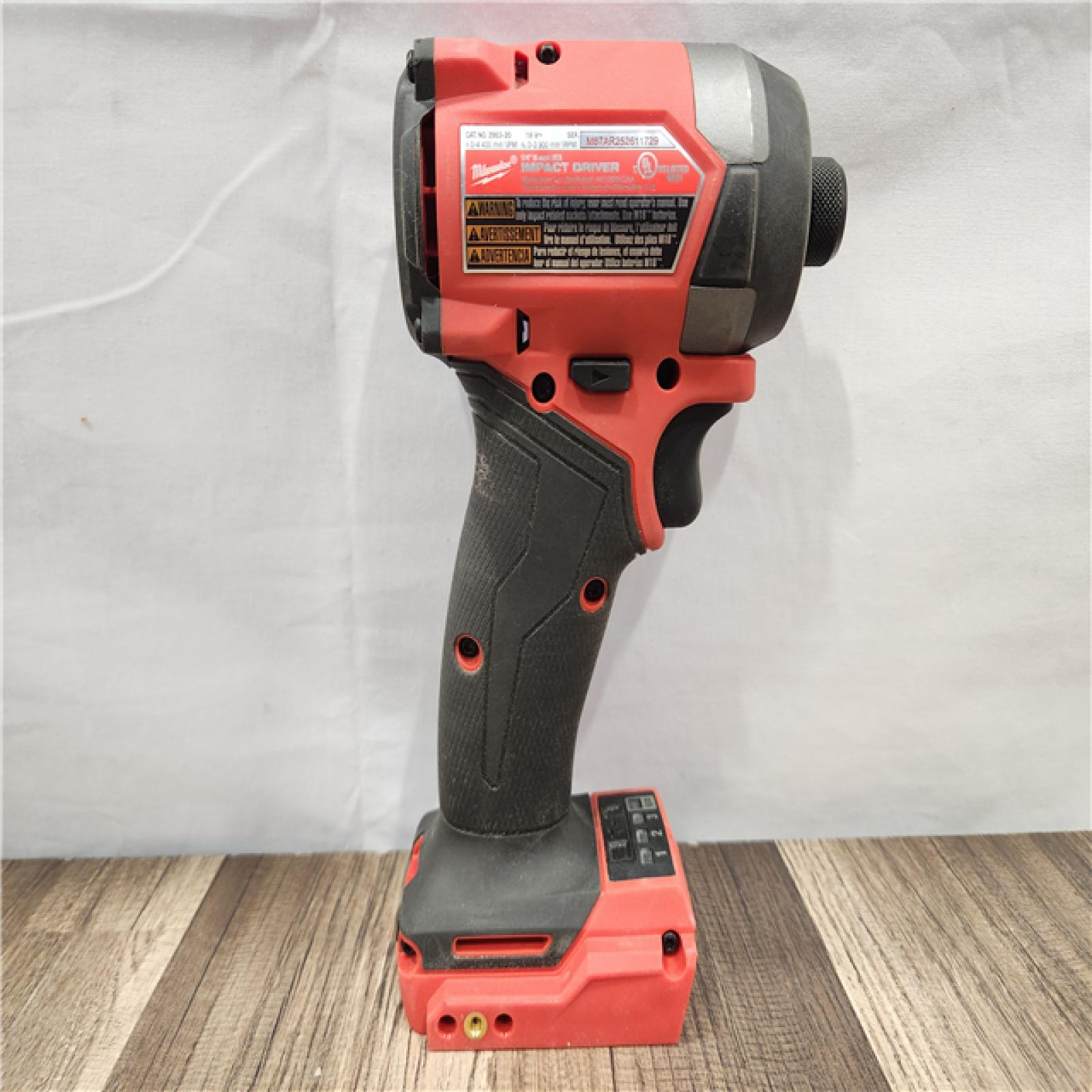 AS-IS- Milwaukee 18V Lithium-Ion Brushless Cordless 1/4 Hex Impact Driver (Tool-Only)