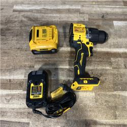 Houston Location AS-IS DEWALT ATOMIC 20V Lithium-Ion Cordless 1/2 in. Hammer Drill Kit