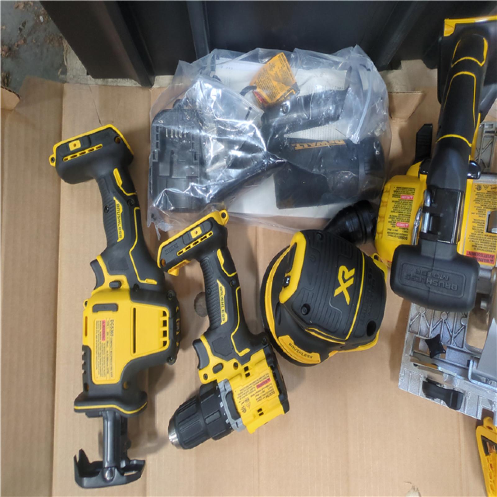 CALIFORNIA AS-IS DEWALT 20v 6 TOOL COMBO KIT