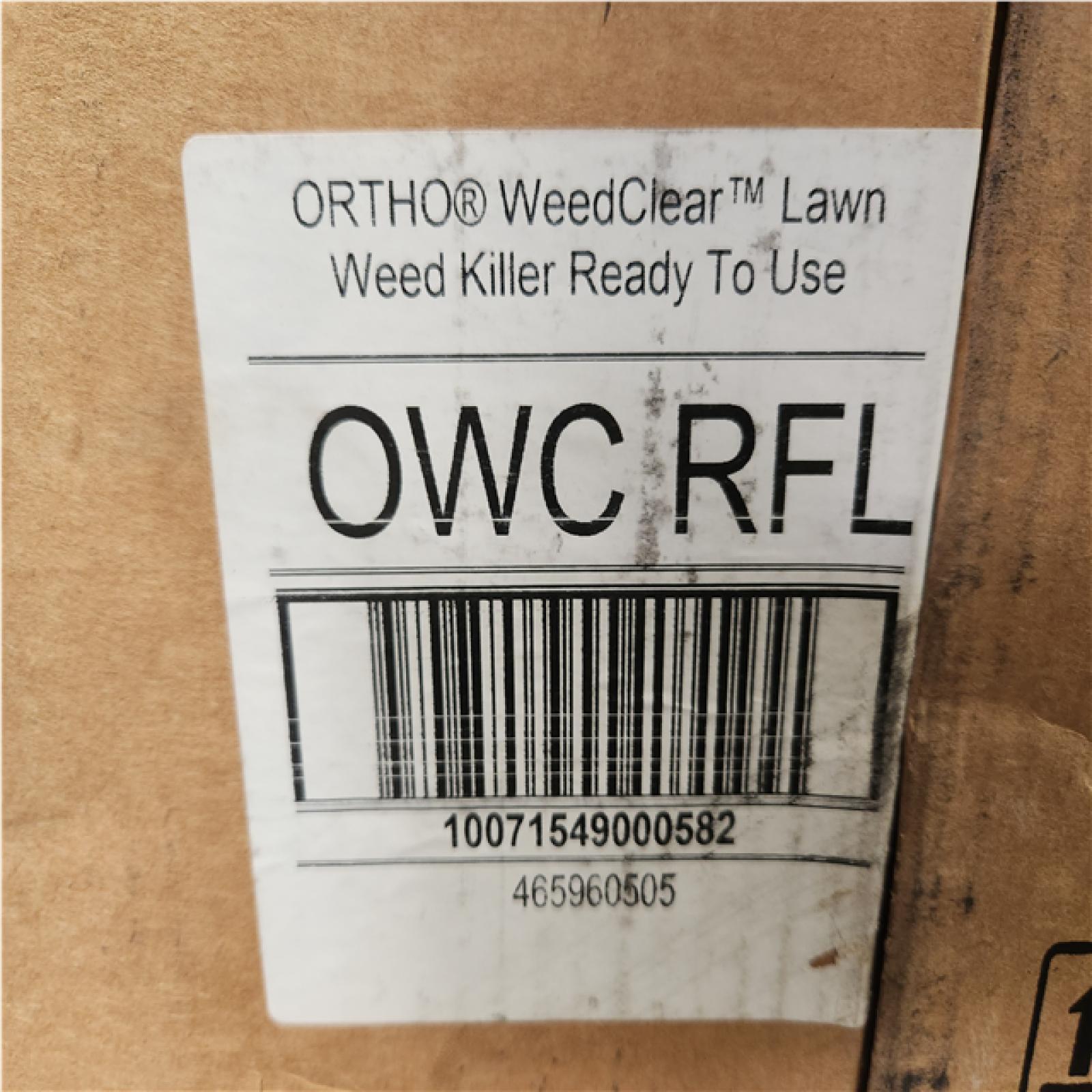 Phoenix NEW Ortho GroundClear Weed and Grass Killer 1 gal. OMRI Listed Spray Ready-to-Use Weed Killer with Comfort Wand 4 Per Box (27-Boxes)