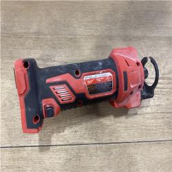AS-IS Milwaukee 18V Lithium-Ion Cordless Drywall Cut Out Rotary Tool (Tool-Only)