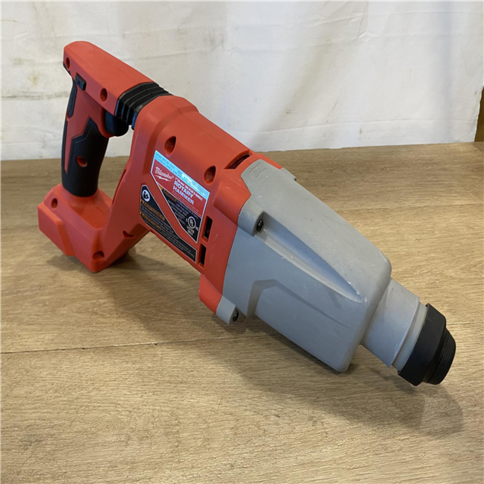 AS-IS Milwaukee 18V Lithium-Ion Brushless Cordless 1 in. SDS-Plus D-Handle Rotary Hammer (Tool-Only)
