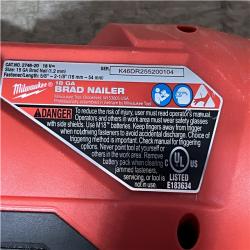 Houston Location AS-IS Milwaukee FUEL 18-Volt Lithium-Ion Brushless Cordless Gen II 18-Gauge Brad Nailer (Tool-Only)