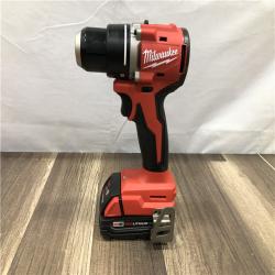 AS-IS Milwaukee 18V Lithium-Ion Brushless Cordless 1/2 in. Compact Drill/Driver Kit