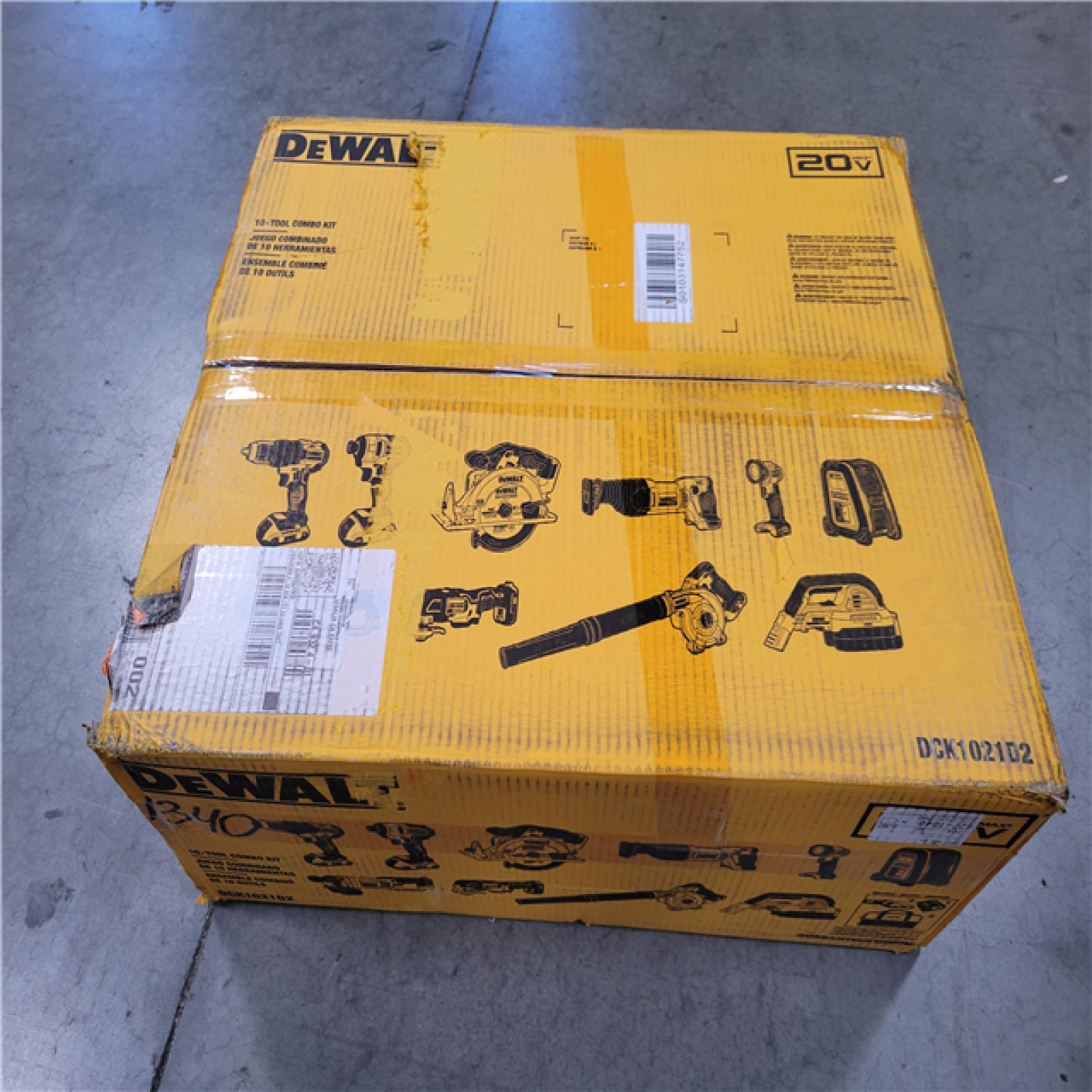 CALIFORNIA NEW DEWALT 10-TOOL COMBO KIT