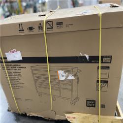 DALLAS LOCATION- NEW!- Husky Modular Tool Storage 62 in. W X 24 in. D Heavy Duty Matte Black Mobile Workbench Cabinet with Stainless Steel Top