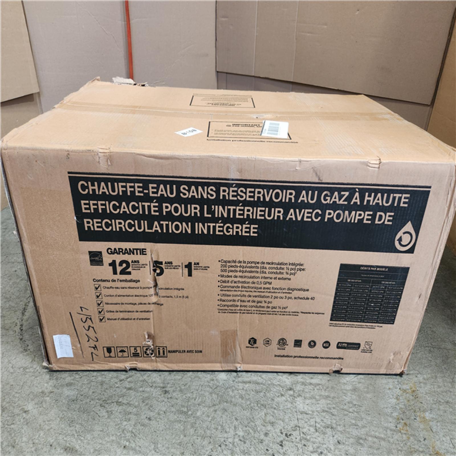 Phoenix Location NEW Rheem Performance Platinum 11 GPM High Efficiency Indoor Recirculating Natural Gas Tankless Water Heater (SEALED)