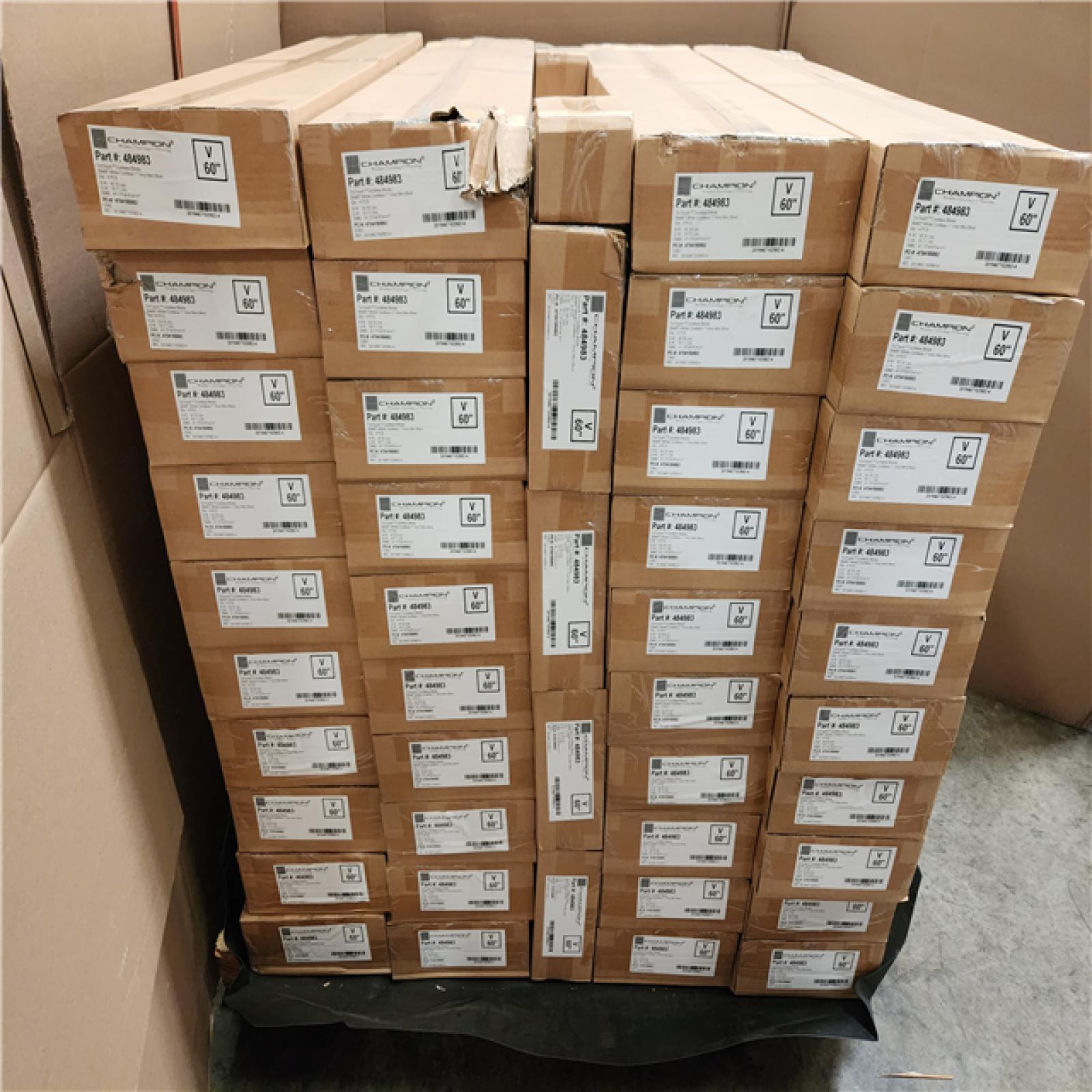 Phoenix Location NEW Champion TruTouch Cordless Blinds 39x60 White Cordless 1 Vinyl Blind 4Pcs Pallet (44 Boxes)