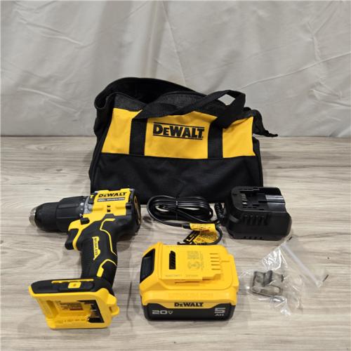 AS-IS DeWalt ATOMIC 20V Cordless 1/2 in. Hammer Drill Kit
