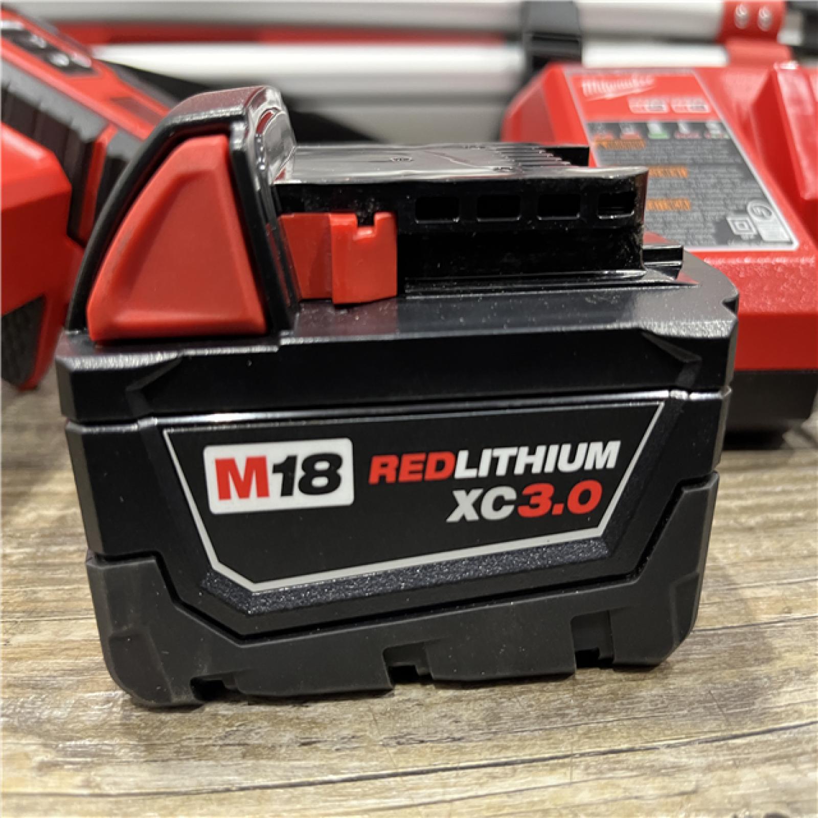 AS-IS Milwaukee M18 2000 ft. Red Exterior Rotary Laser Level Kit