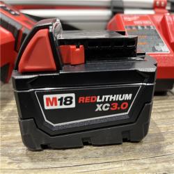 AS-IS Milwaukee M18 2000 ft. Red Exterior Rotary Laser Level Kit
