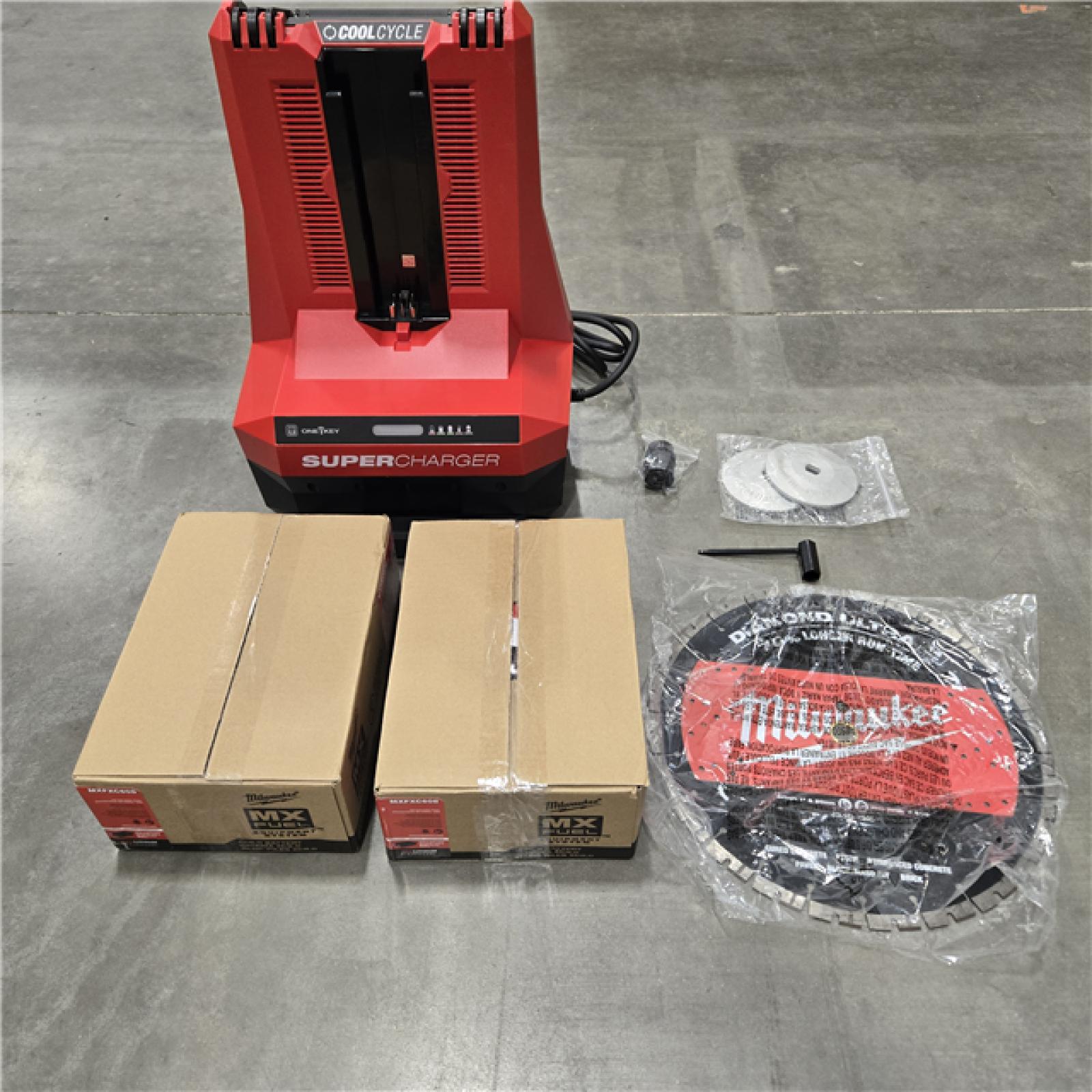 AS-IS MX FUEL Lithium-Ion 14 in. Cut Off Saw Kit