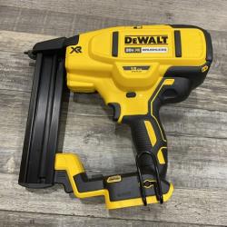 AS-IS DEWALT 20V MAX XR Lithium-Ion Cordless 18-Gauge Narrow Crown Stapler Kit