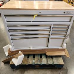 Phoenix Husky Modular Tool Storage 52 in. W White Mobile Workbench Cabinet