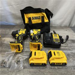 AS-IS DEWALT ATOMIC 20-Volt MAX Lithium-Ion Cordless Combo Kit