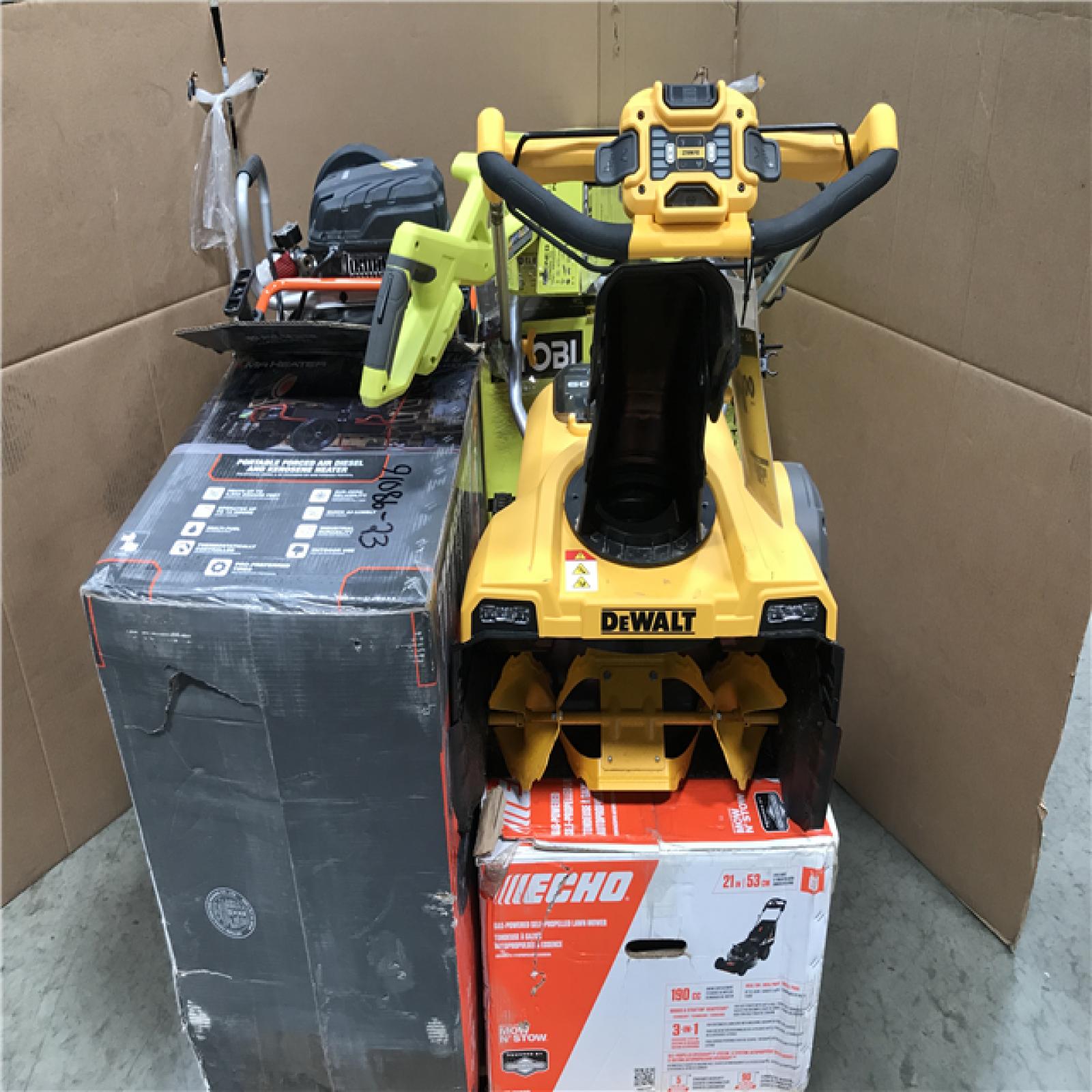 California As-Is OUTDOOR POWER EQUIPMENT