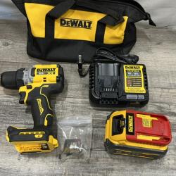 AS-IS DEWALT 20V MAX XR Lithium-Ion Brushless Cordless 1/2 in. Drill/Driver Kit