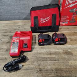 HOUSTON LOCATION - AS-IS Milwaukee 18V Cordless Brushed 2-Tool Drill/Driver and Impact Driver Kit