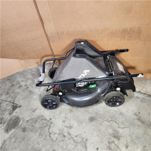 Houston location- AS-IS Honda 21 in. 3-in-1 Variable Speed Gas Walk Behind Self-Propelled Lawn Mower with Auto Choke - Appears IN USED Condition