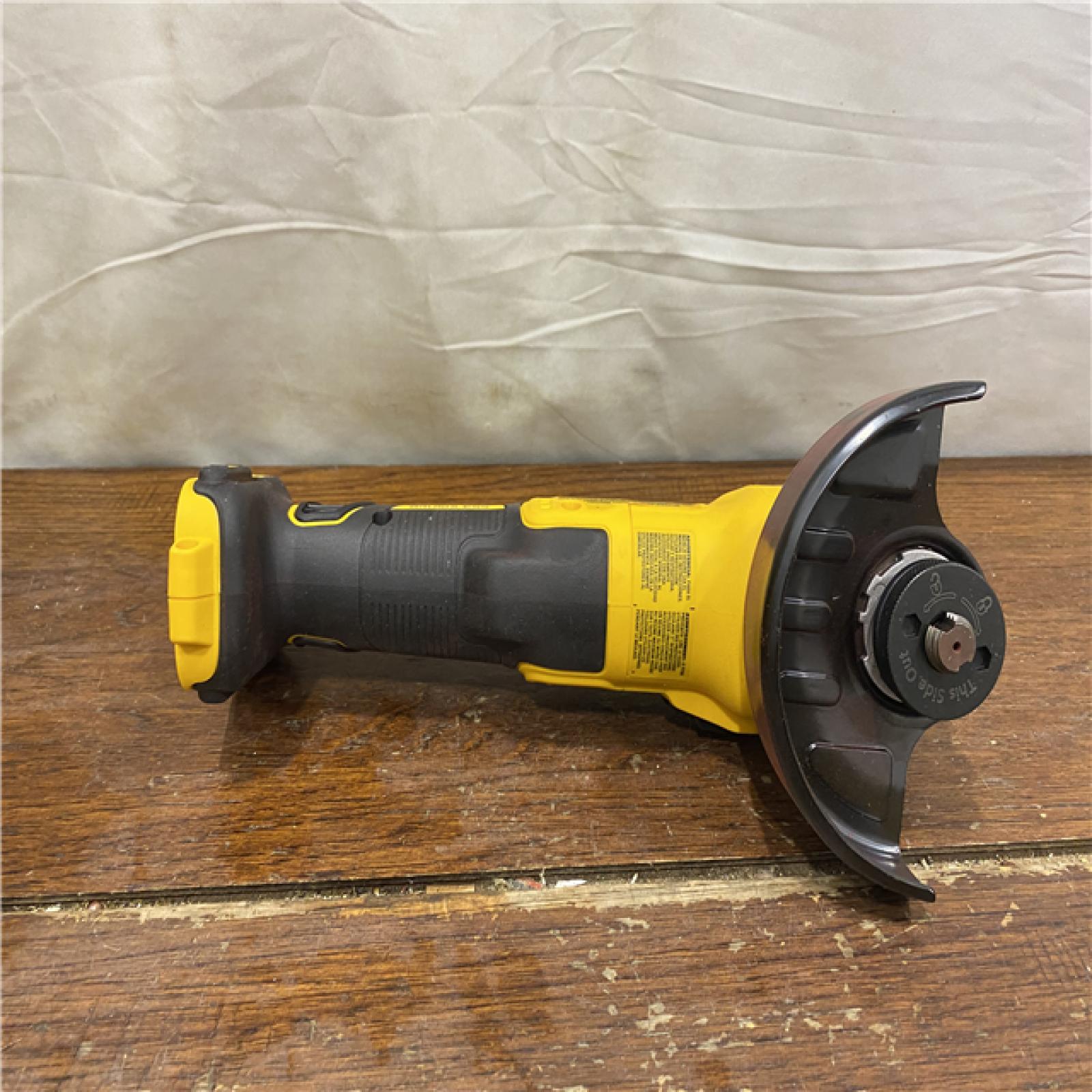AS-IS DeWalt DCG405B 20V Max XR 4.5-Inch Slide Switch Small Angle Grinder (Tool Only)