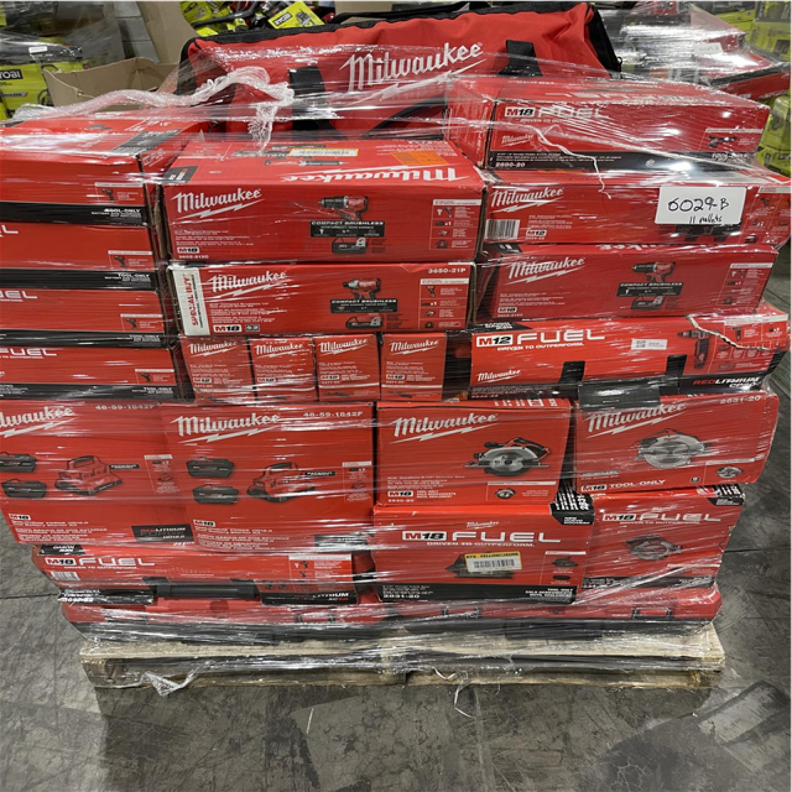 Pittston Location As-Is Power Tools Partial Truckload (11 Pallets) 6029-B