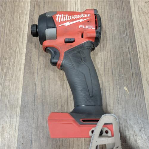 AS-IS   Milwaukee 2953-20 18V Lithium-Ion Brushless Cordless 1/4   Hex Impact Driver Bare Tool  Red