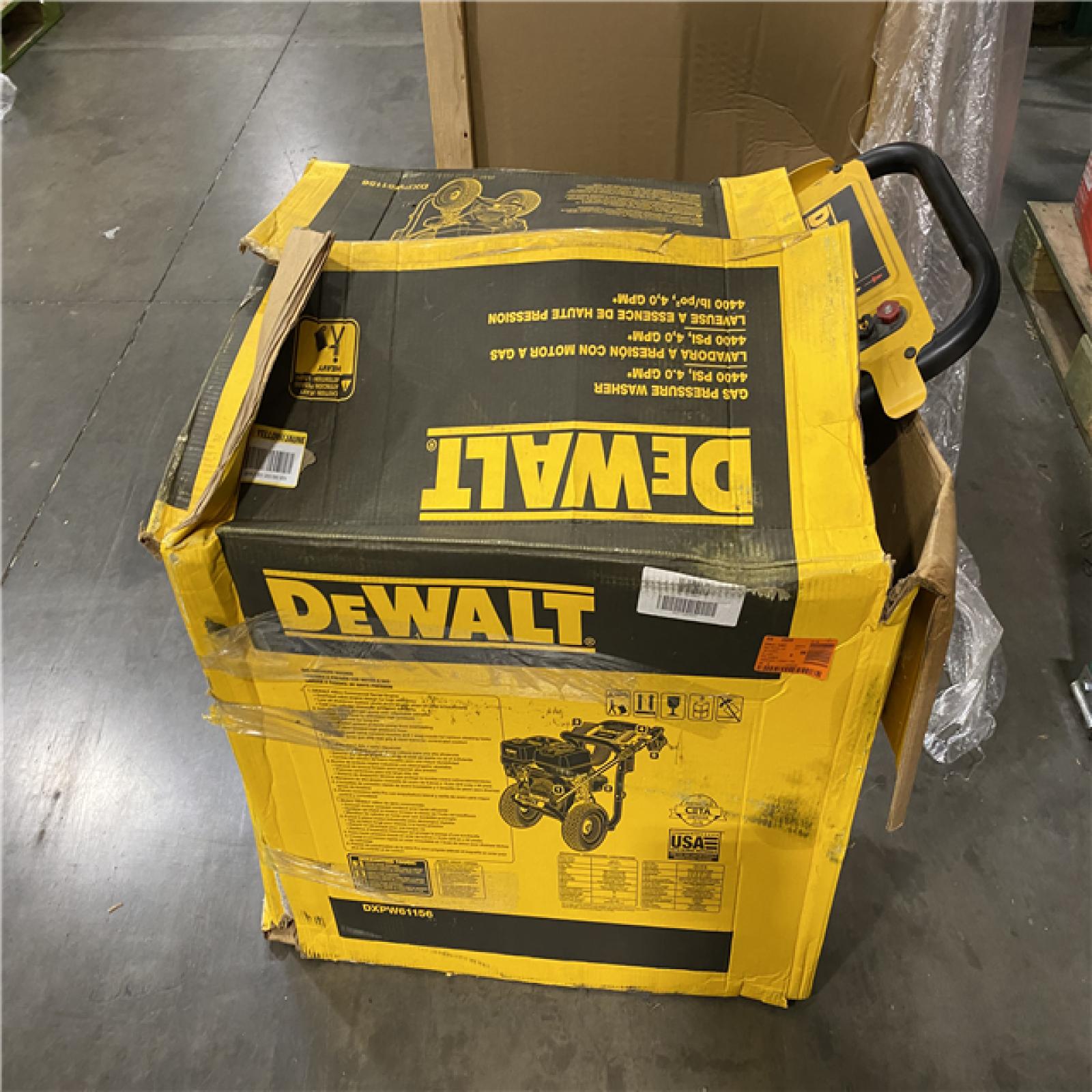 Dallas Location - As-Is DEWALT 4400 PSI 4.0 GPM Gas Pressure Washer