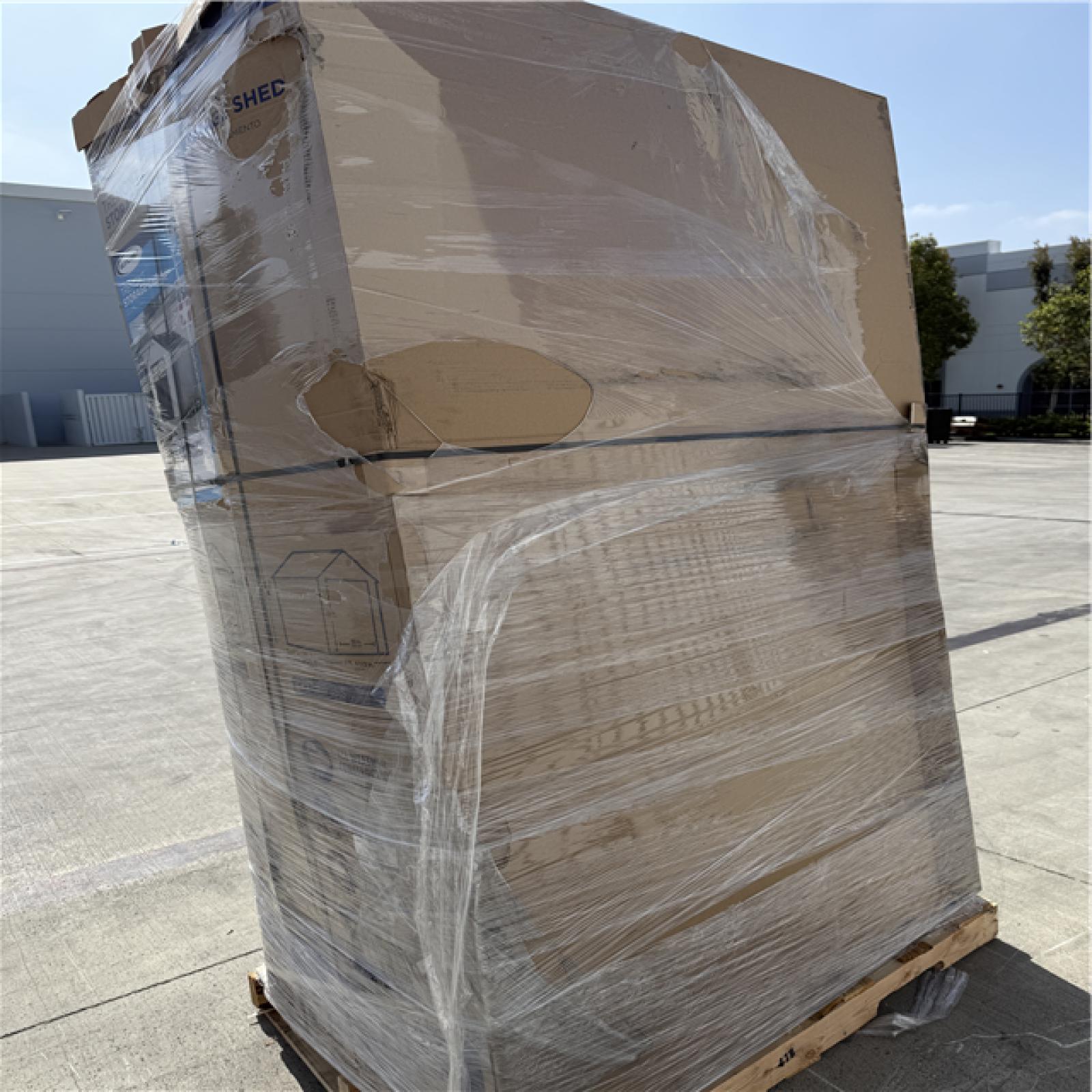 CALIFORNIA AS-IS Suncast Tremont Storage Shed (Includes boxes 1 & 2)