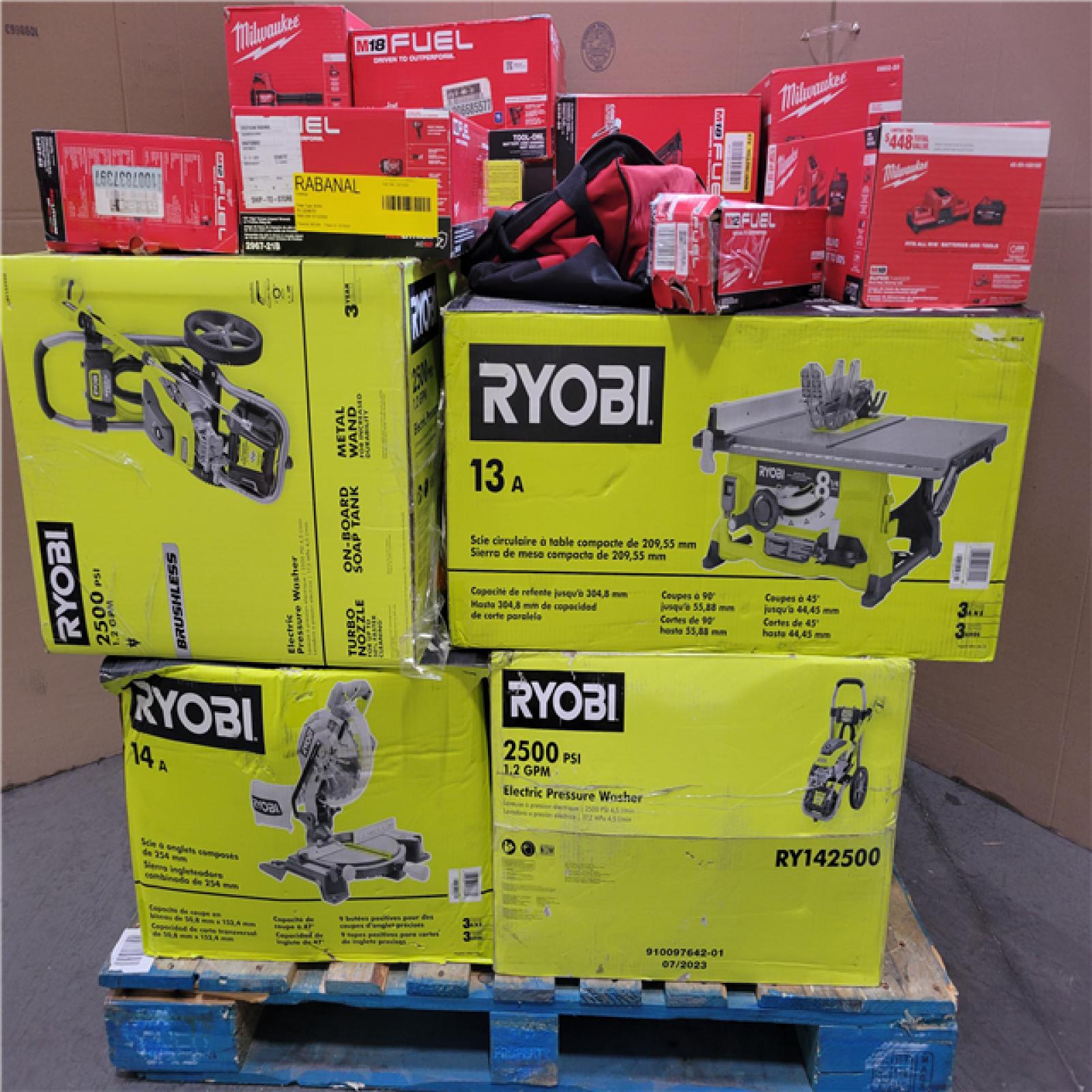 CALIFORNIA AS-IS TOOL PALLET