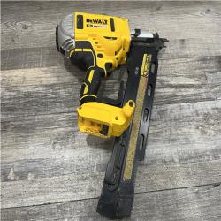 AS-IS DEWALT 20V MAX XR Lithium-Ion Electric Cordless Brushless 2-Speed 21° Plastic Collated Framing Nailer (Tool Only)