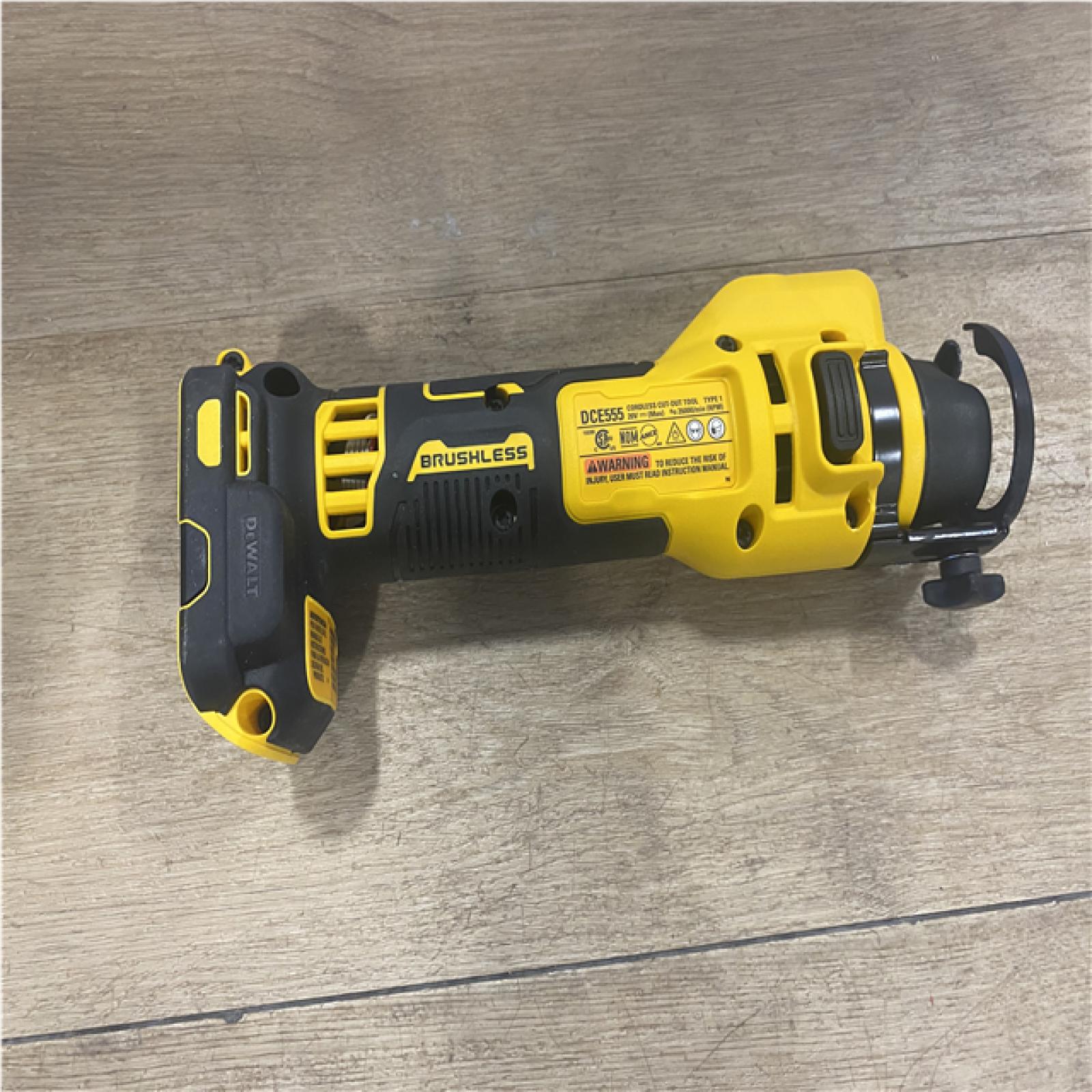 AS-IS DEWALT XR 20V Lithium-Ion Cordless Rotary Drywall Cut-Out Tool (Tool Only)