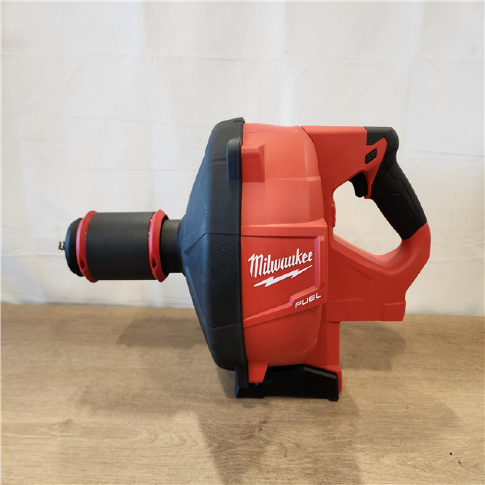 AS-IS- Milwaukee FUEL 18-Volt Lithium-Iron Cordless Plumbing Drain Snake Auger Kit