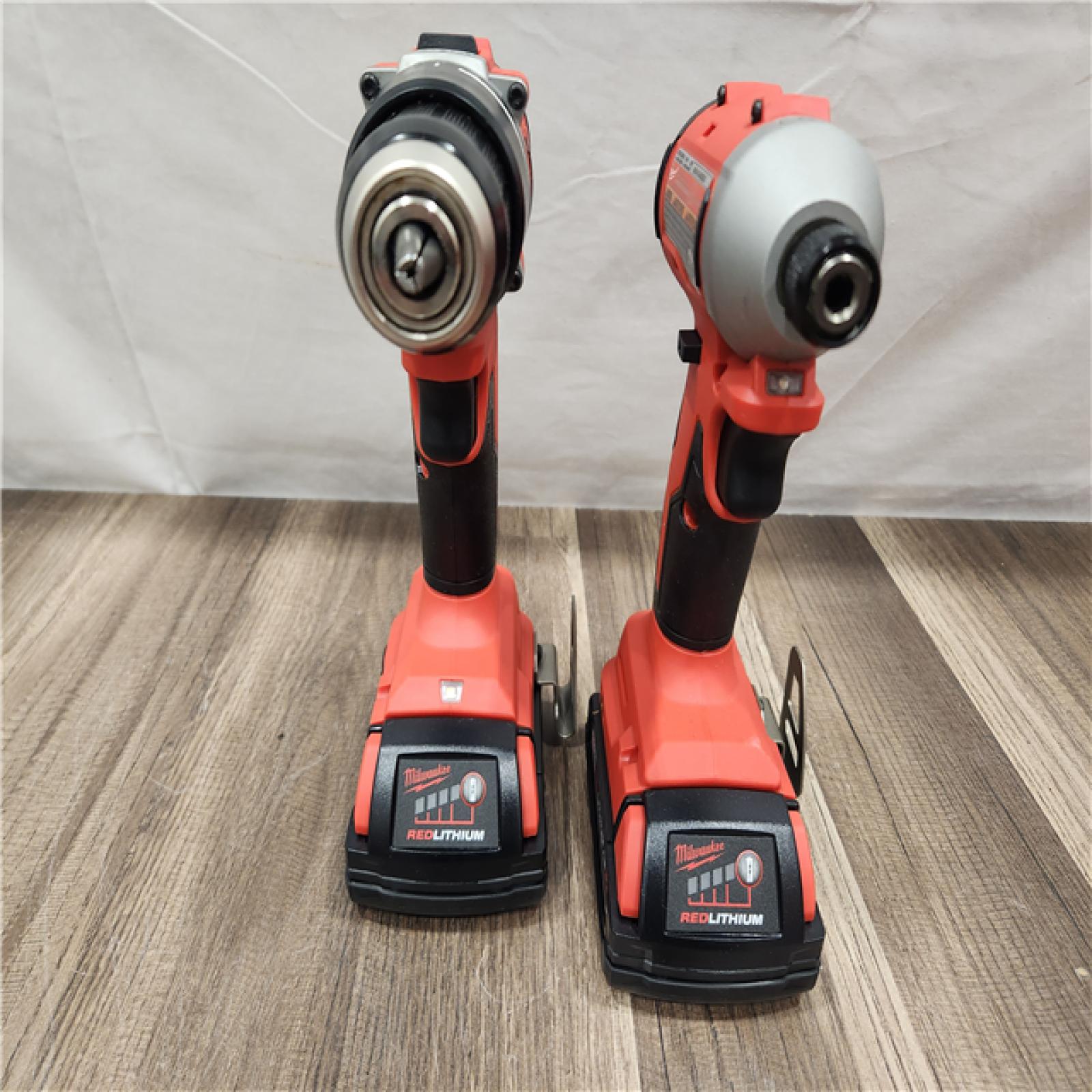 AS-IS- Milwaukee M18 Compact Brushless 2-Tool Combo Kit