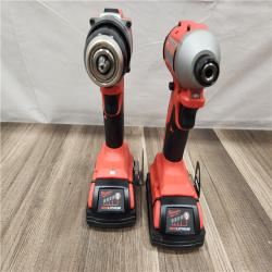 AS-IS- Milwaukee M18 Compact Brushless 2-Tool Combo Kit