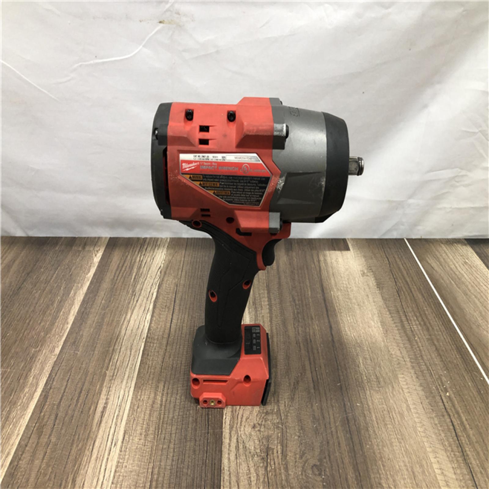 AS-IS Milwaukee FUEL 18V Lithium-Ion Brushless Cordless 1/2 in. Impact Wrench w/Friction Ring Kit