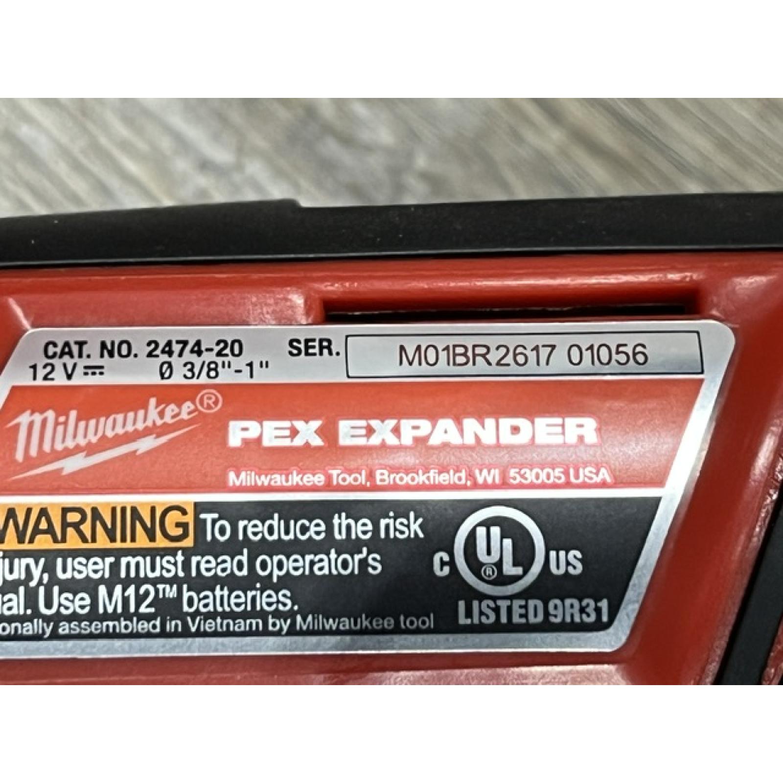 AS-IS Milwaukee Cordless PEX Expansion Tool Kit