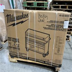 DALLAS LOCATION- AS-IS  Milwaukee Tool Storage 52 in. W x 22 in. D Heavy Duty Red Mobile Workbench Cabinet