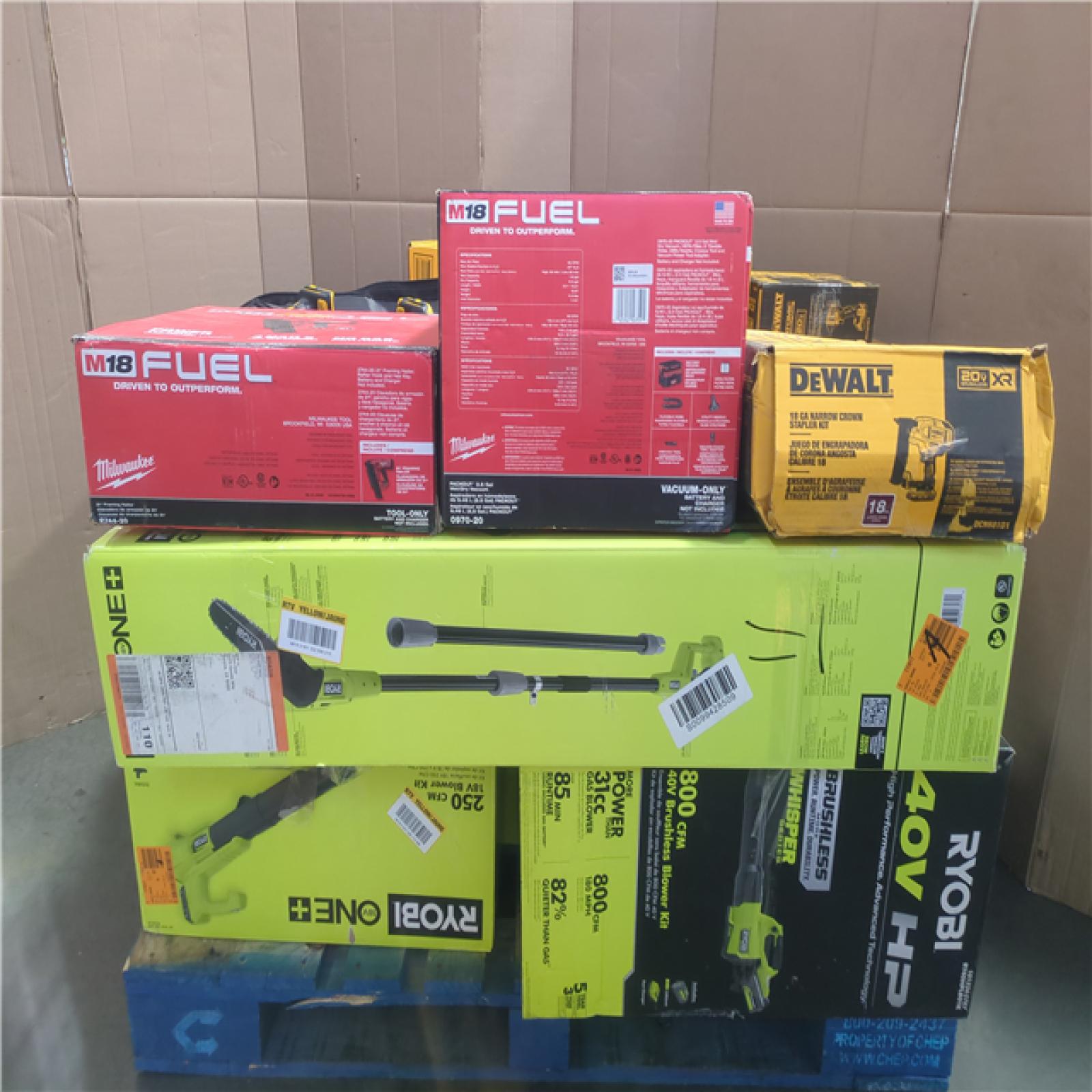 CALIFORNIA AS-IS TOOL PALLET