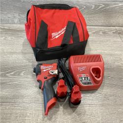 AS-IS Milwaukee FUEL 12V Lithium-Ion Brushless Cordless 1/4 in. Hex Impact Driver (Tool-Only)