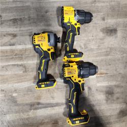 HOUSTON LOCATION - AS-IS DEWALT 3 TOOL COMBO KIT W/ (2) BATTERY & CHARGER