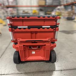 AS-IS - Milwaukee PACKOUT 22 in. Rolling Tool Box, 22 in. Large Tool Box and 22 in. Medium Tool Box ProSystem Low Profile Handle