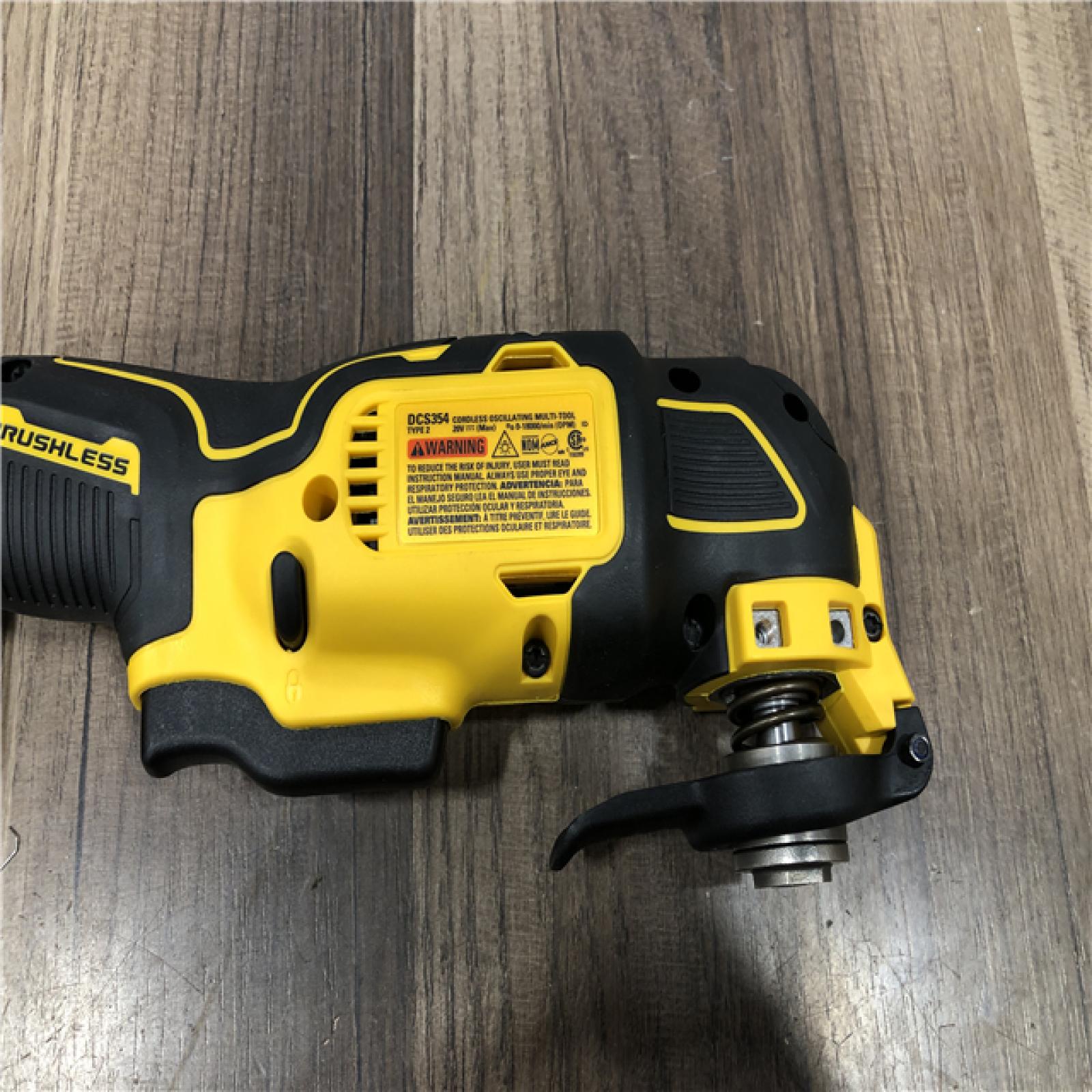 AS-IS DEWALT ATOMIC 20V MAX Cordless Brushless Oscillating Multi Tool with