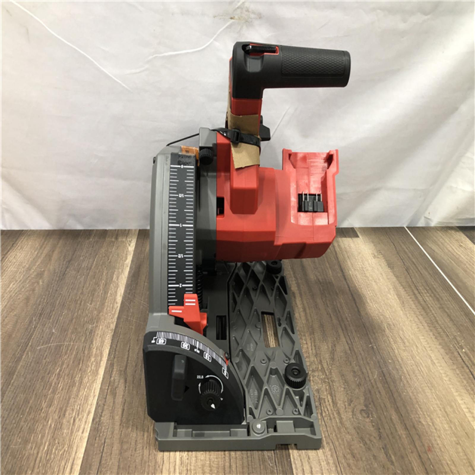 AS-IS Milwaukee FUEL 18V Lithium-Ion Cordless Brushless 6-1/2 in. Plunge Cut Track Saw (Tool-Only)