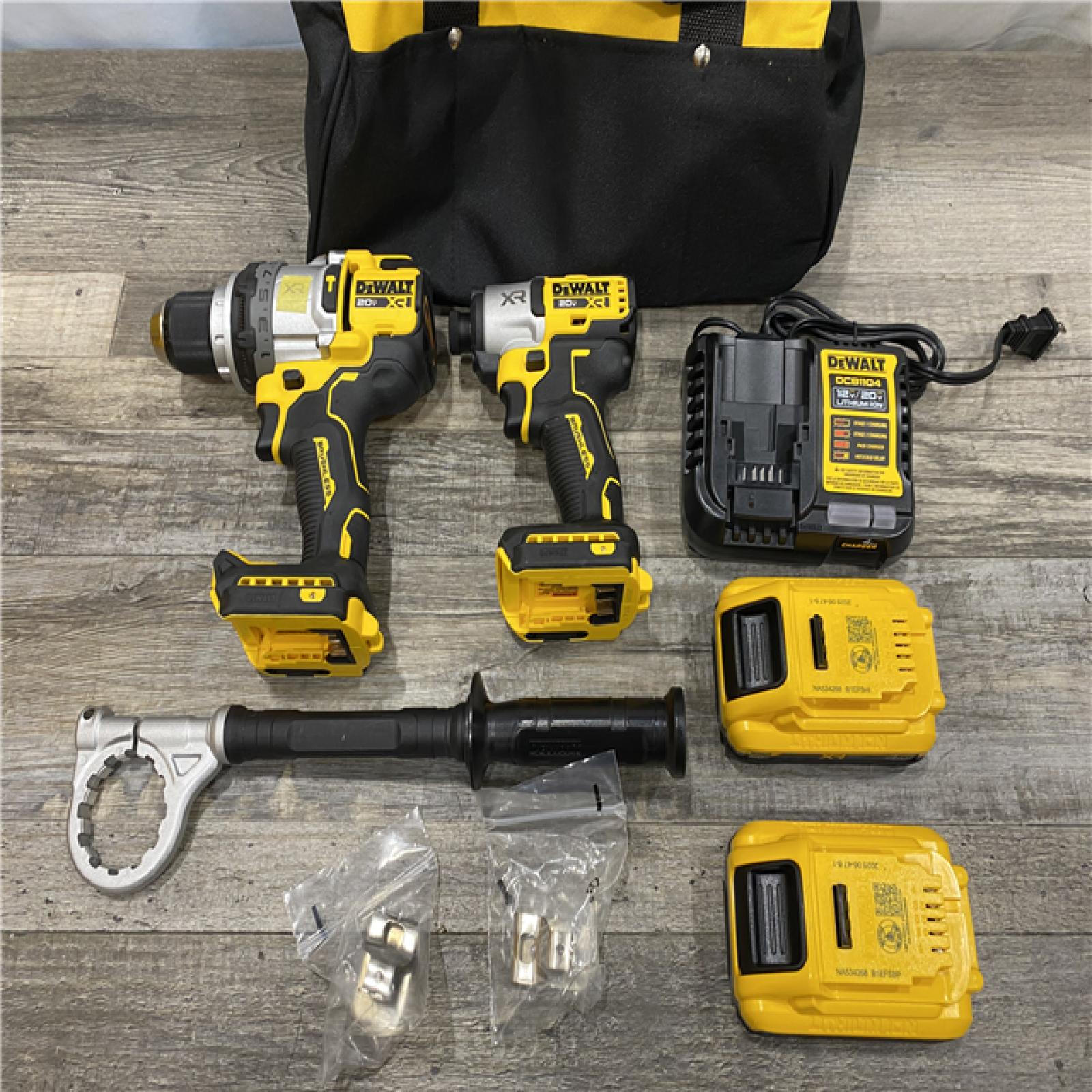 AS-IS DEWALT 20V MAX Lithium-Ion Cordless 2-Tool Combo Kit